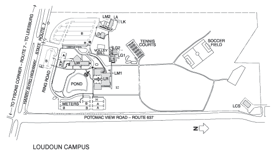 Loudoun Campus Map