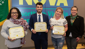 Three NOVA Students Awarded Prestigious Community College Transfer Scholarship