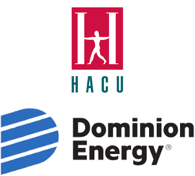 HACU and Dominion Energy logos